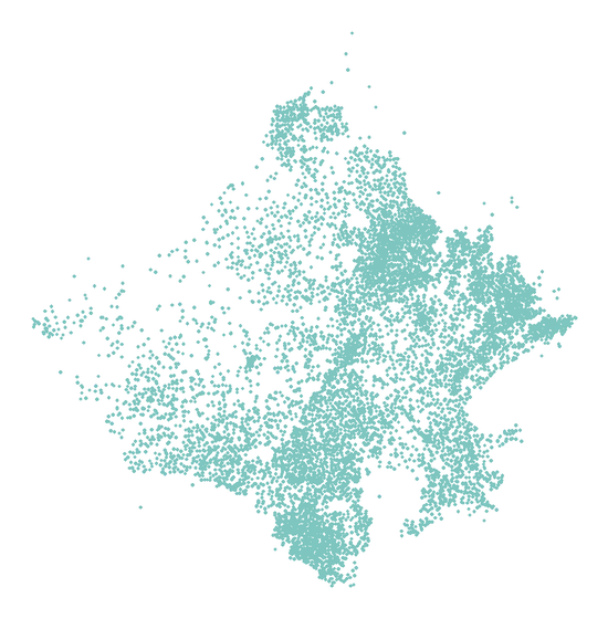 Map of post offices in Rajasthan